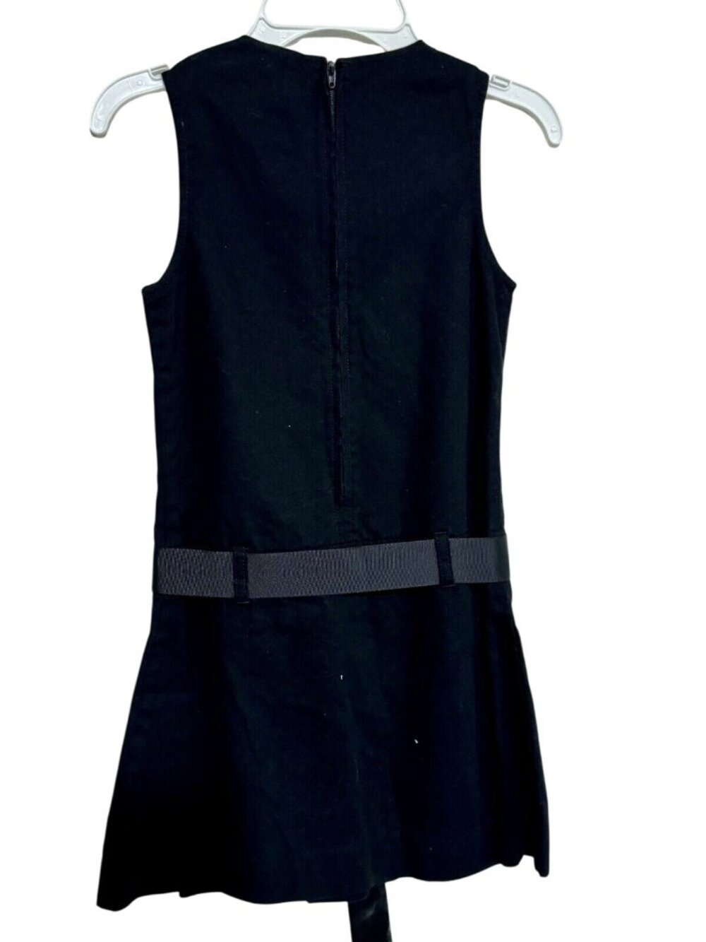 Girls Black Sleeveless Dress By The Childrens Place With Ribbon Accent Size 6X/7